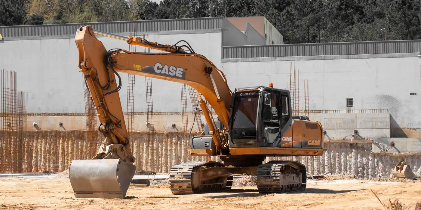 Excavation skid steer working on a job site in Washington, DC